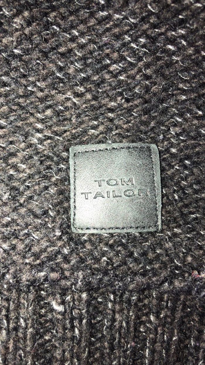 Pull Tom Taylor hiver anthracite/ noir - photo numéro 5