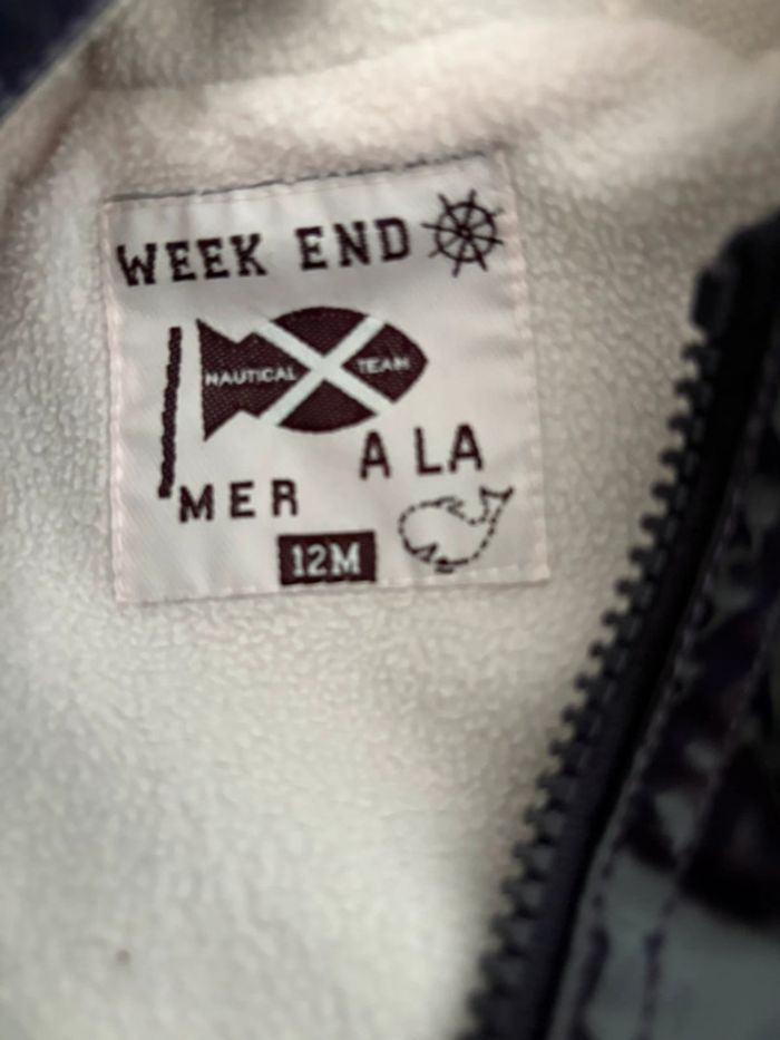 Imperméable de pluie bébé – Week-end à la mer – Taille 12 mois – Violet - photo numéro 3