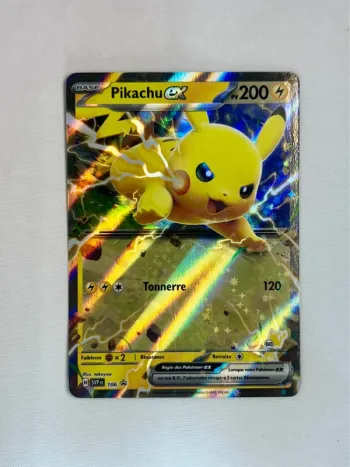 Pikachu ex – SVP FR 106 – Carte Pokémon Française