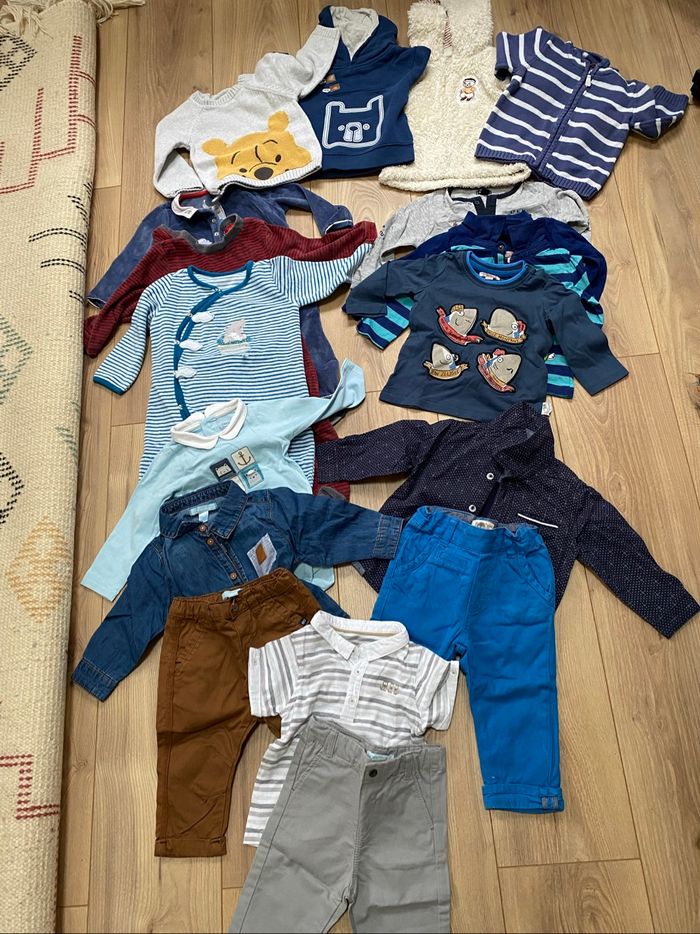 Lot vêtement bébé garçon 12 mois