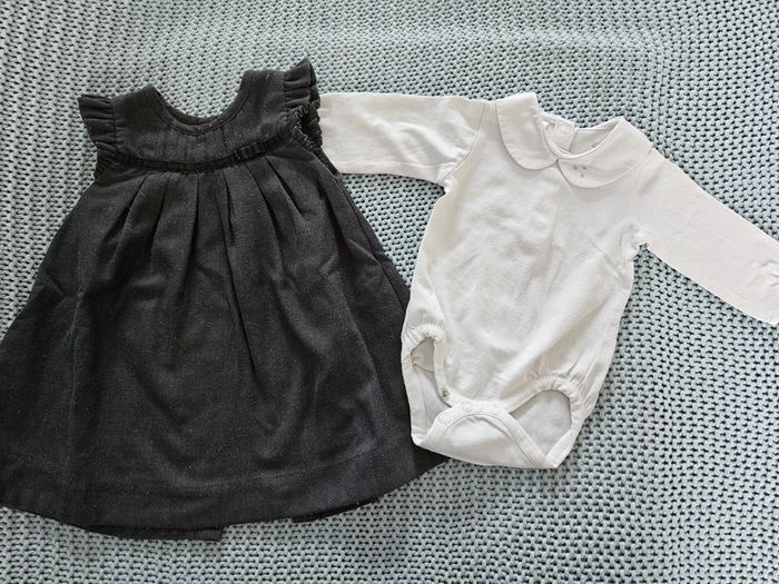 Ensemble robe grise - photo numéro 3