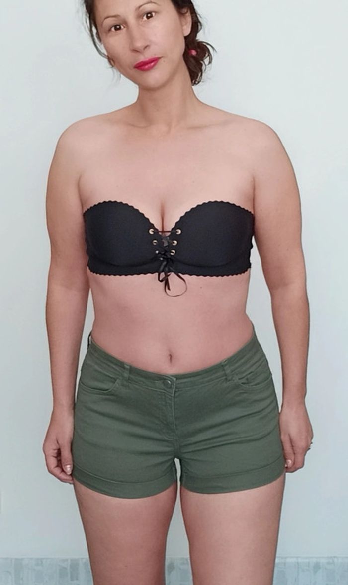 Short à revers kaki - photo numéro 3