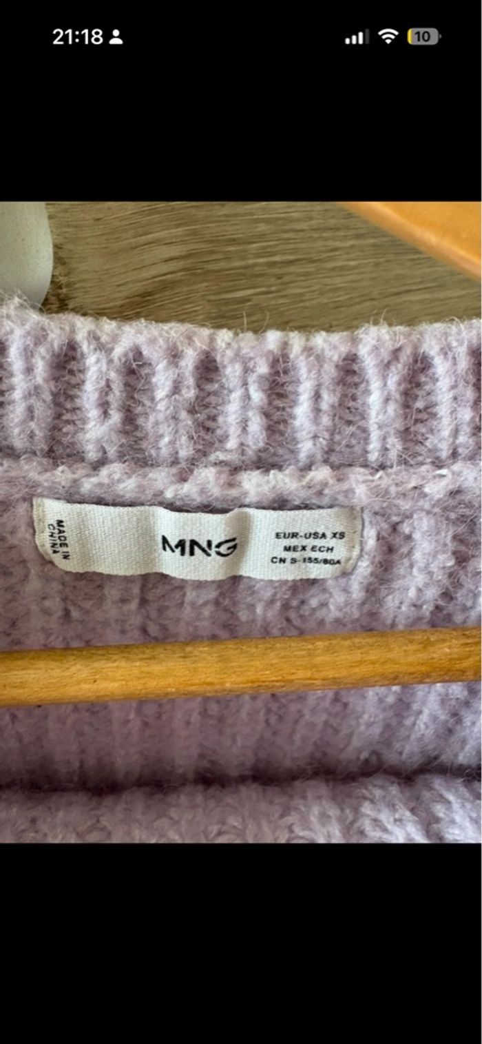 Pull crop lilas - photo numéro 3