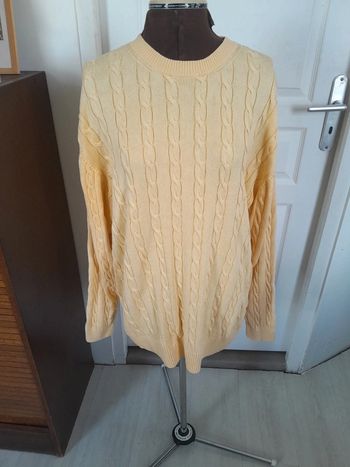 Pull coton torsadé Roundtree & york mixte