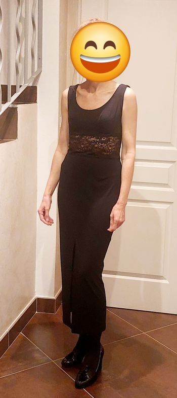 Robe longue de soirée dentelle