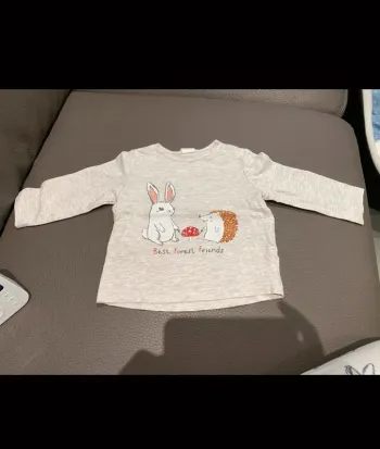 T-shirt manches longues bébé fille 68