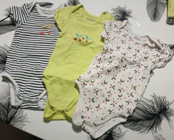 Lot bodys manches courtes