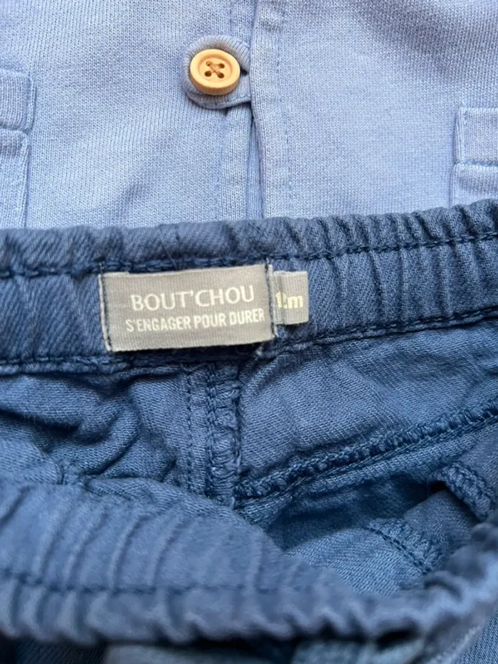 Ensemble BoutChou Bleu 12 mois - photo numéro 3