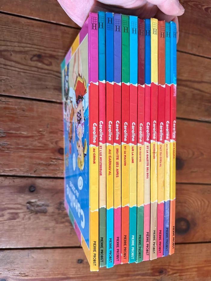 Bon état - Lot de 12 livres bd albums Caroline collection damiers couleurs - photo numéro 7
