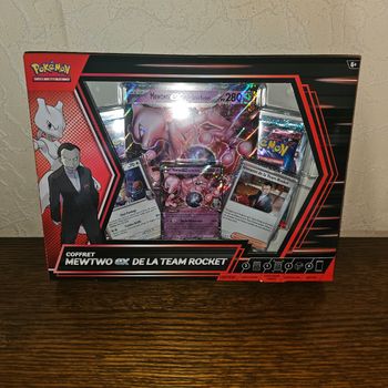 Coffret Pokémon Mewtwo Ex de la Team Rocket EV10 Rivalités destinées