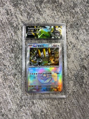 Carte Pokémon Regigigas Pokéball Japonaise Gradée Collect Aura 10