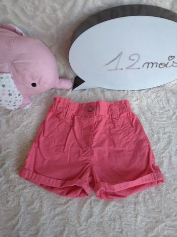 Short Fille 12 mois Cœur Kiabi