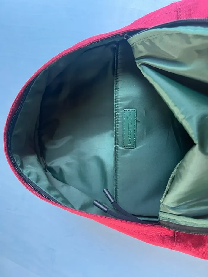 sac à dos rouge lacoste - photo numéro 14