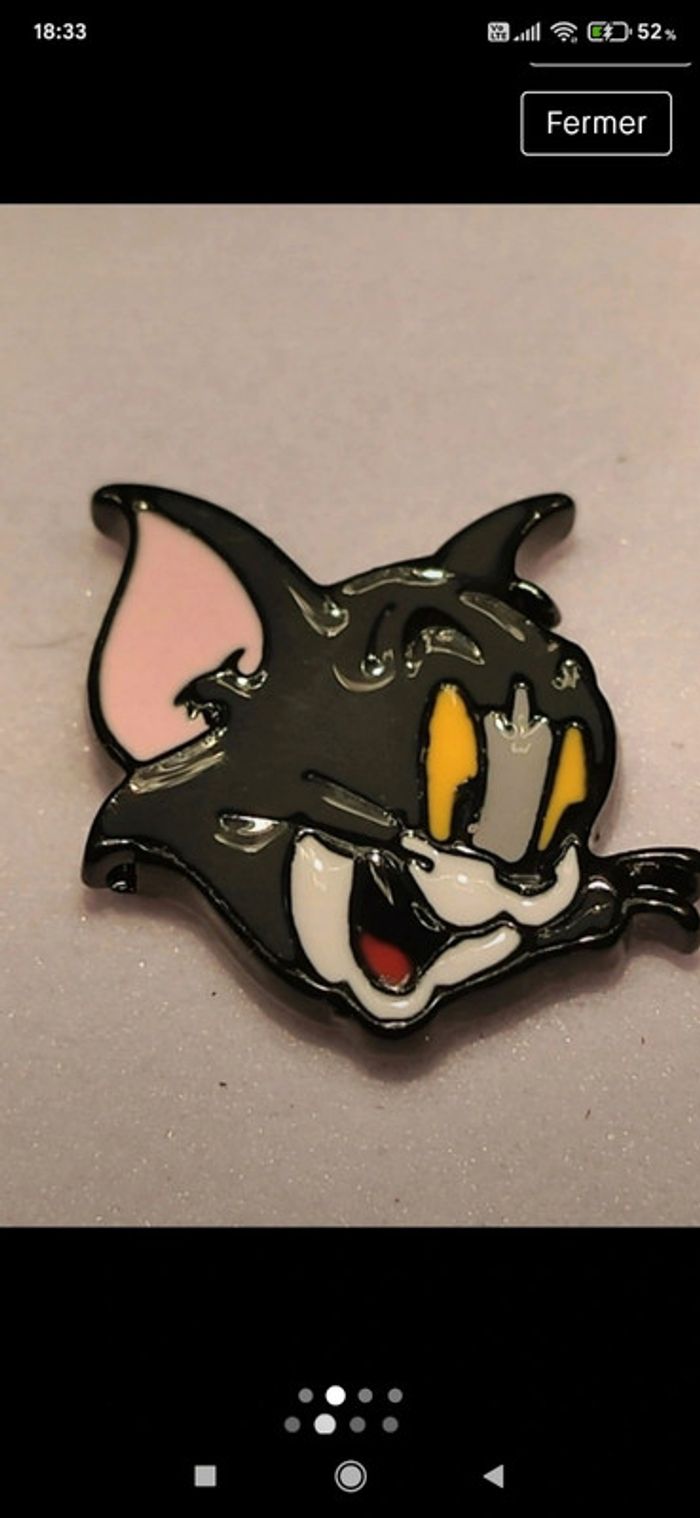 Boucles d'oreilles Tom et Jerry - photo numéro 2