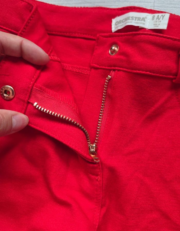 Pantalon legging rouge - Orchestra taille 8 ans - photo numéro 5