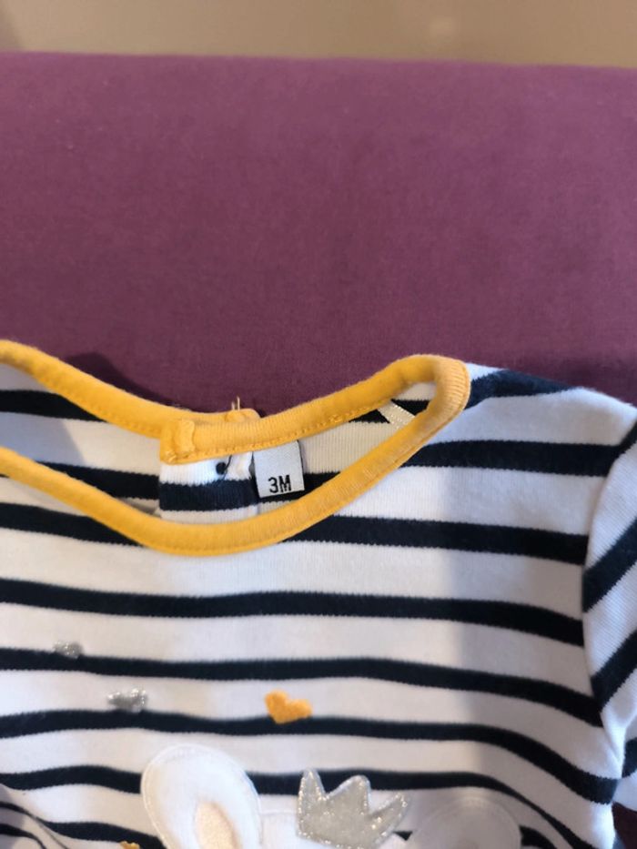 Ensemble legging et t-shirt manches longues taille 3 mois - photo numéro 3