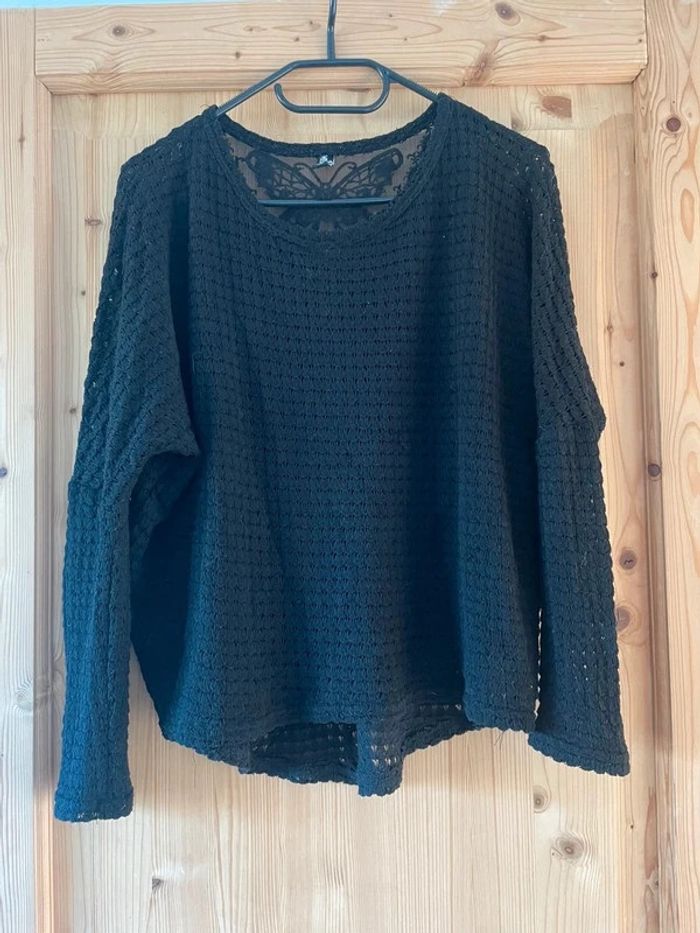 Pull léger noir