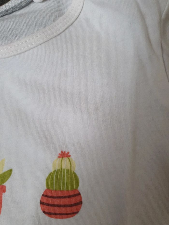 Lot 4 t-shirts bébé fille 12-24 mois lupilu - photo numéro 12