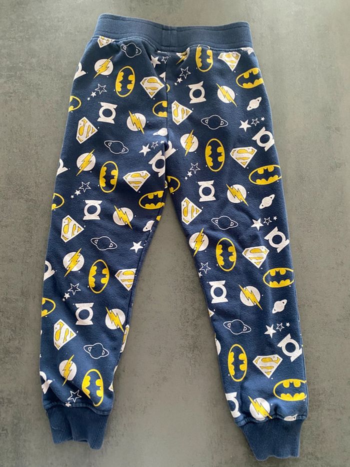 Pantalon jogging bleu marine Justice League Staccato taille 4/5 ans - photo numéro 5