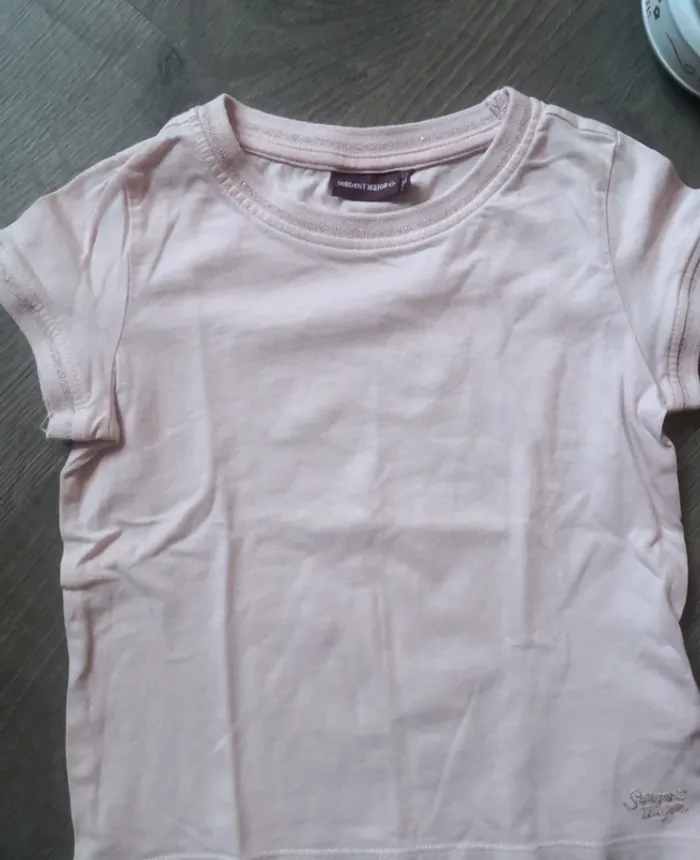 T-shirt fille 5 ans sergent major - photo numéro 2