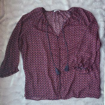 Blouse a motif T48