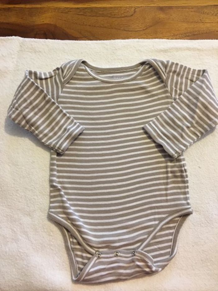 Body manches longues 12 mois