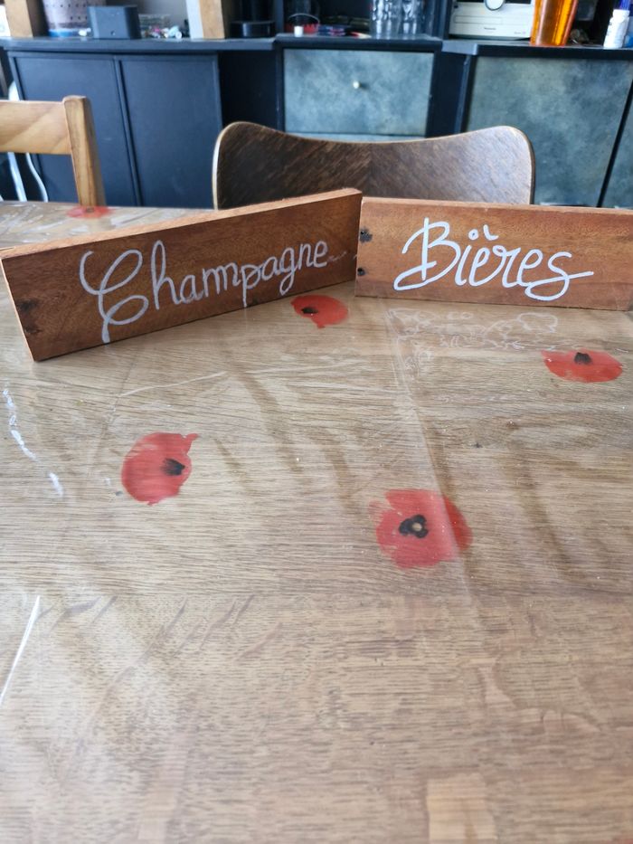 2 planches spéciales boissons