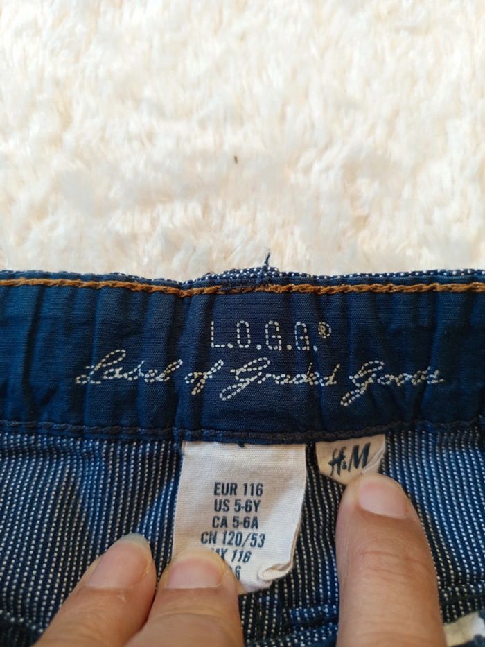 Bermuda léger LOGG de H&M en 5-6 ans - photo numéro 2