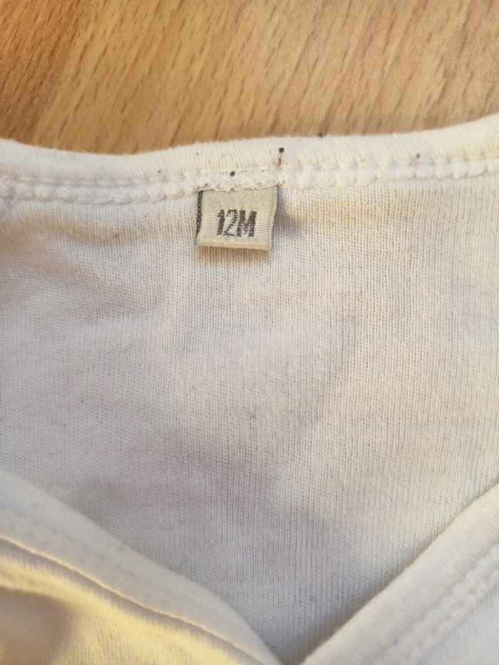 Body manches longues 12 mois - photo numéro 3