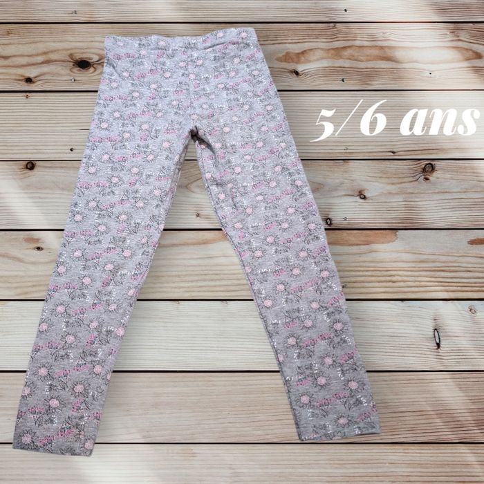 👖 Pantalon molletonné fille – Tex – 5/6 ans 👖 - photo numéro 2