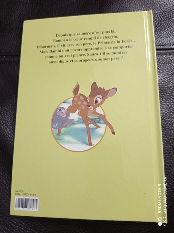 Livre enfant, Bambi 2, Disney club du livre NEUF - photo numéro 3