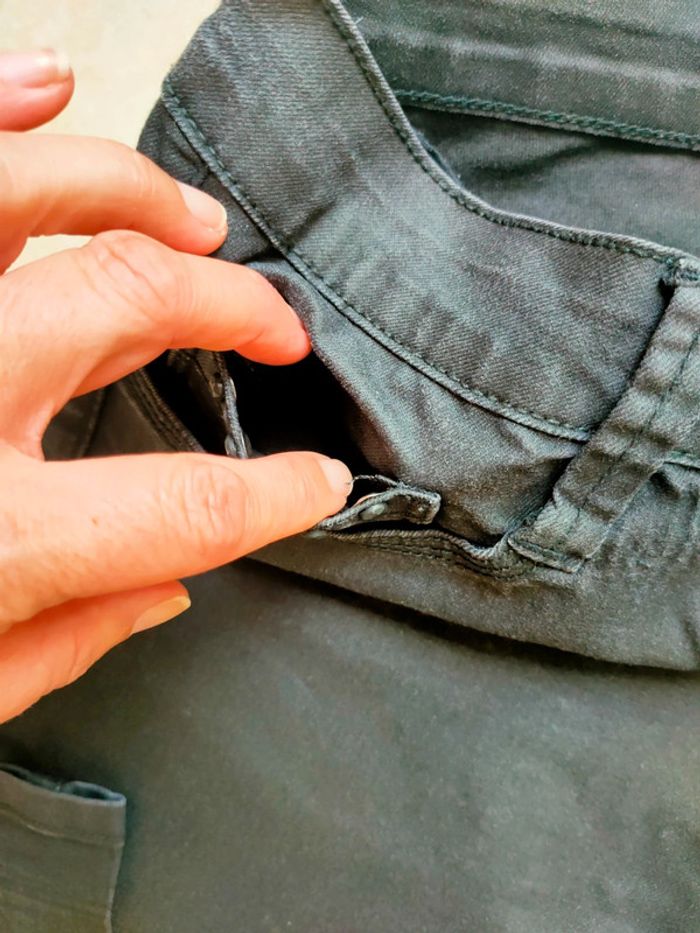 Pantalon noir taille 42 marque Etam - photo numéro 5