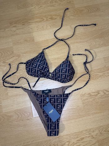 maillot de bain F marron