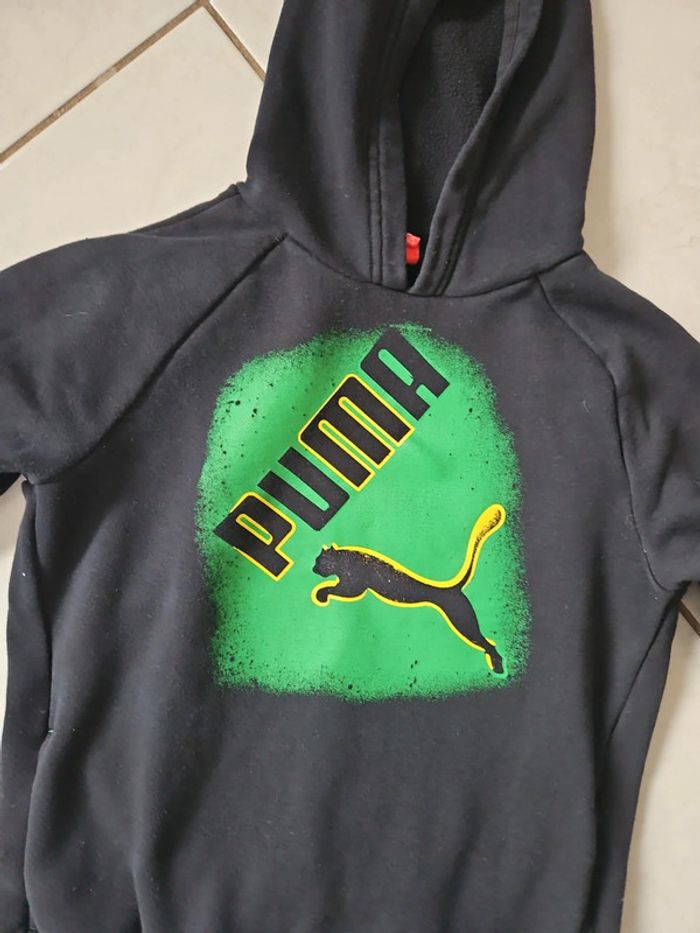 Sweat à capuche garçon Puma 12 ans U35 - photo numéro 4