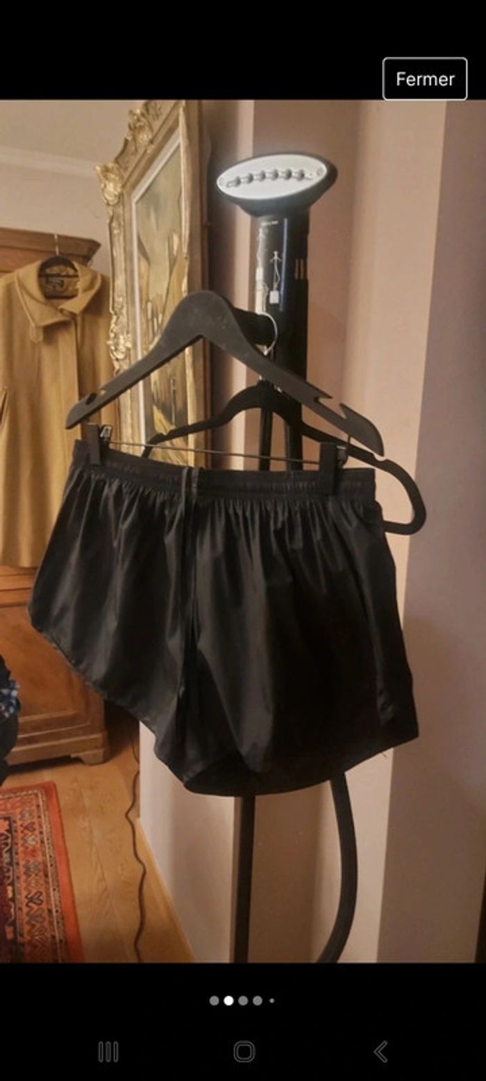 Short de course homme noir Shamp  L 52/54 - photo numéro 2