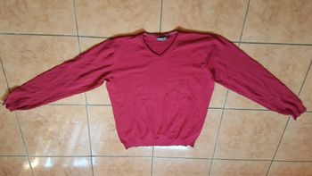 Pull fin homme 40 rouge OWK
