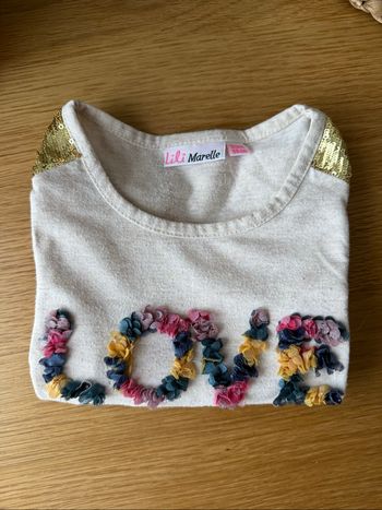 T-shirt manches longues Lili Marelle - 3 ans