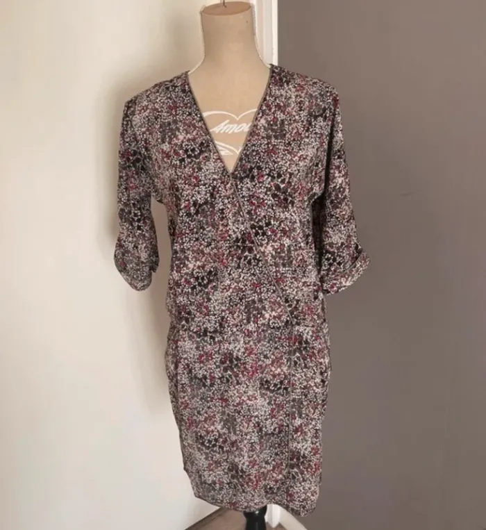 La petite française robe imprimer Fleurie femme taille 36