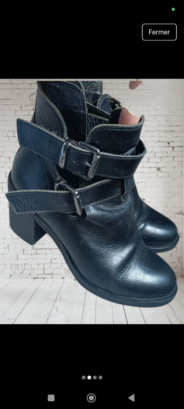 Bottines noires Jonak - photo numéro 2