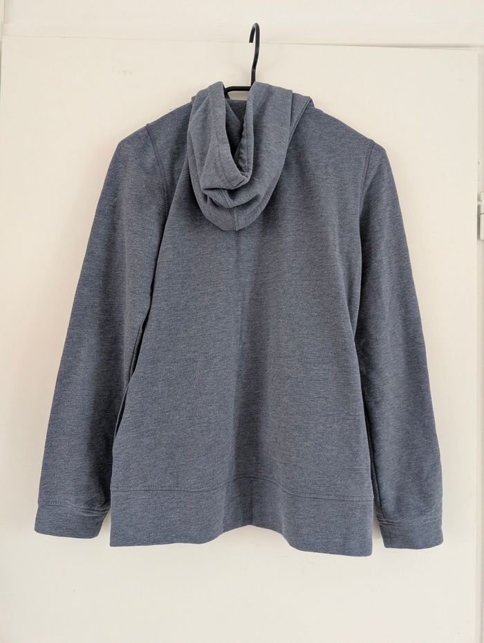 Sweat zippé à capuche bleu – Kiabi XS - photo numéro 5