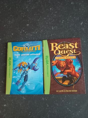 Lot de 2 livres 6/8 ans la bibliothèque verte