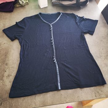 Gilet blouse manche courte