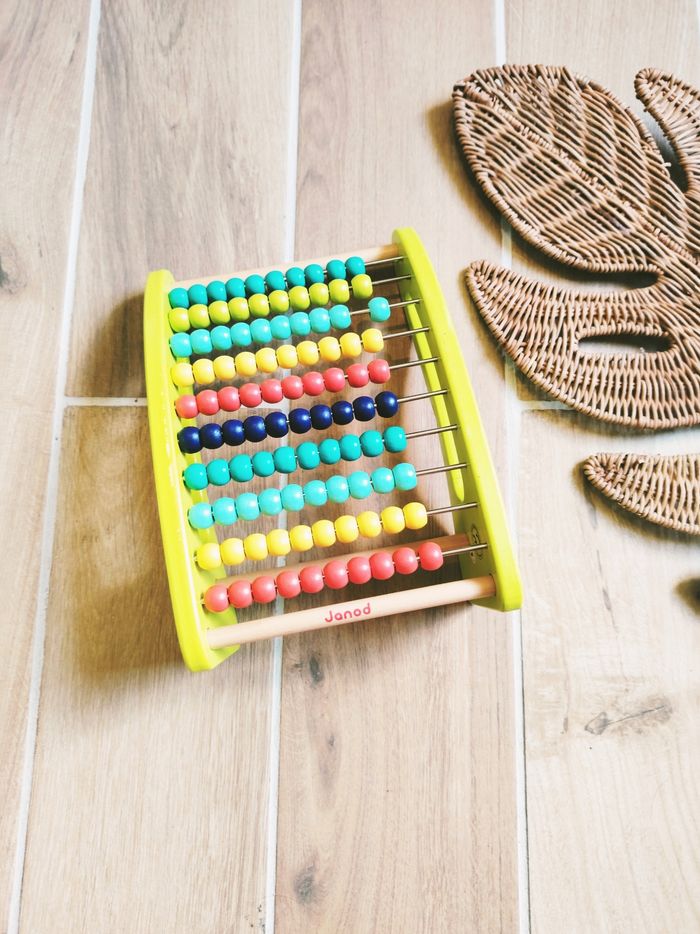 🧮 Abaque boulier en bois marque Janod