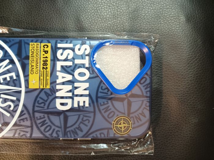 Coque stone island bleu ip16 - photo numéro 2