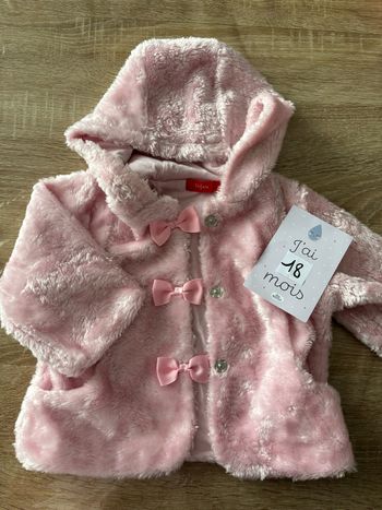 Veste fourrure rose Tissaia t.18m