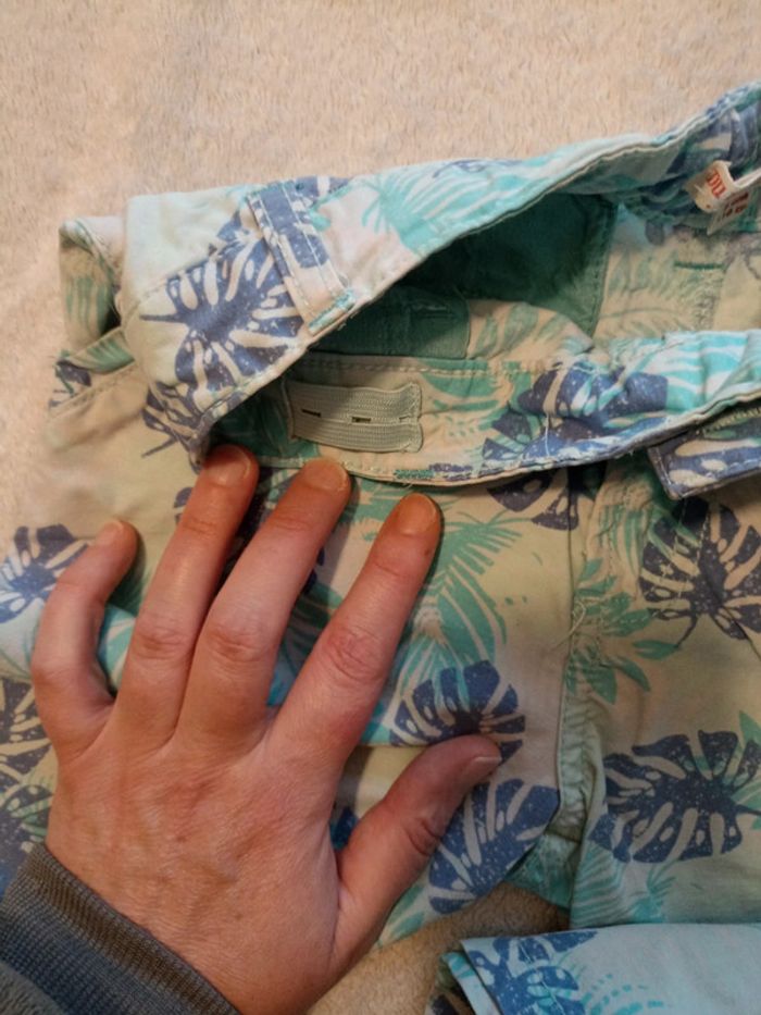 Short motif feuille - photo numéro 3