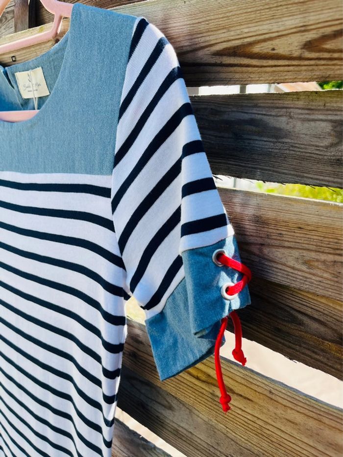 Robe marinière - Taille S - photo numéro 4