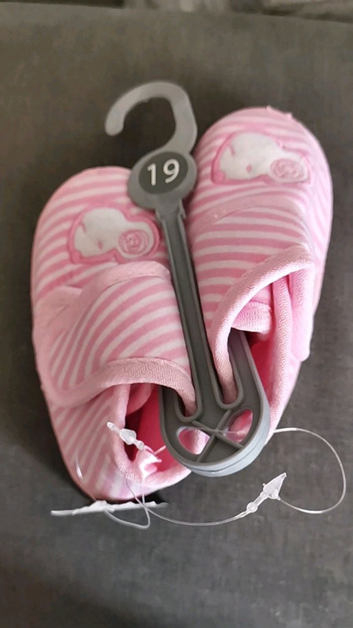 Chaussons bébé souris taille 19 neufs - photo numéro 8