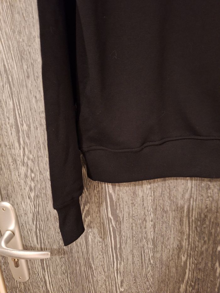 Sweat molletonné léger noir imprimé Diesel homme 40 - photo numéro 8