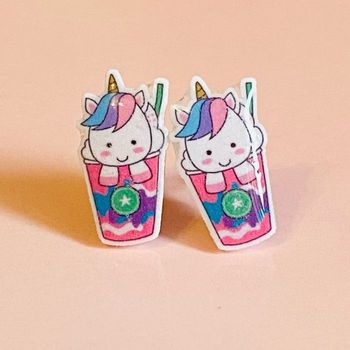 Boucles d’oreilles Fait main Licorne